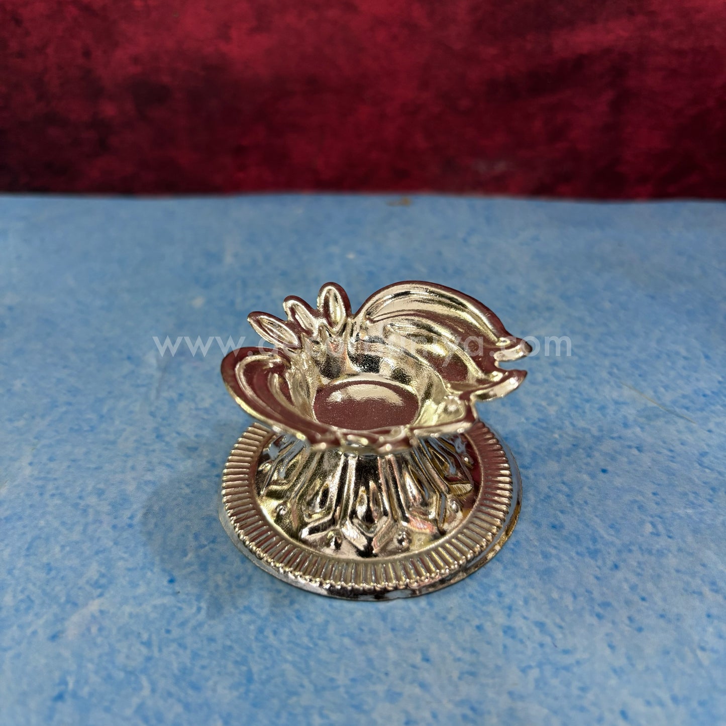 German Silver Lotus Vilakku - MAN6