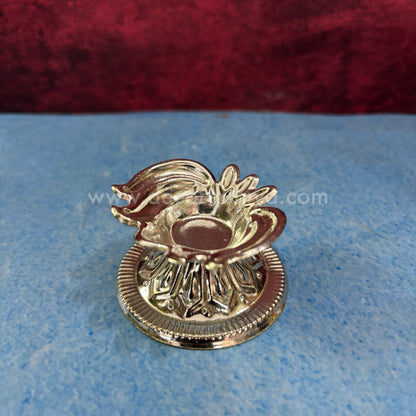 German Silver Lotus Vilakku - MAN6