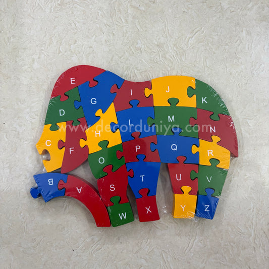 Elephant Wooden A to Z Puzzle, Number Puzzle - P2
