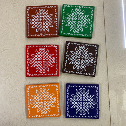 Kolam Manai - Set of 6 Pcs - KM41