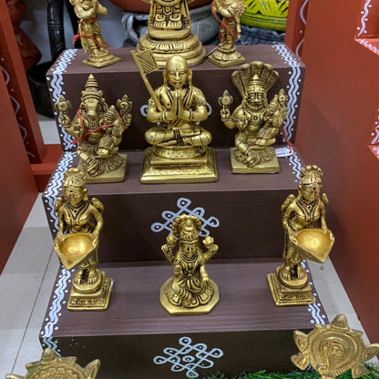3 Step Brass Vishnu Golu - Entire Set - MB111
