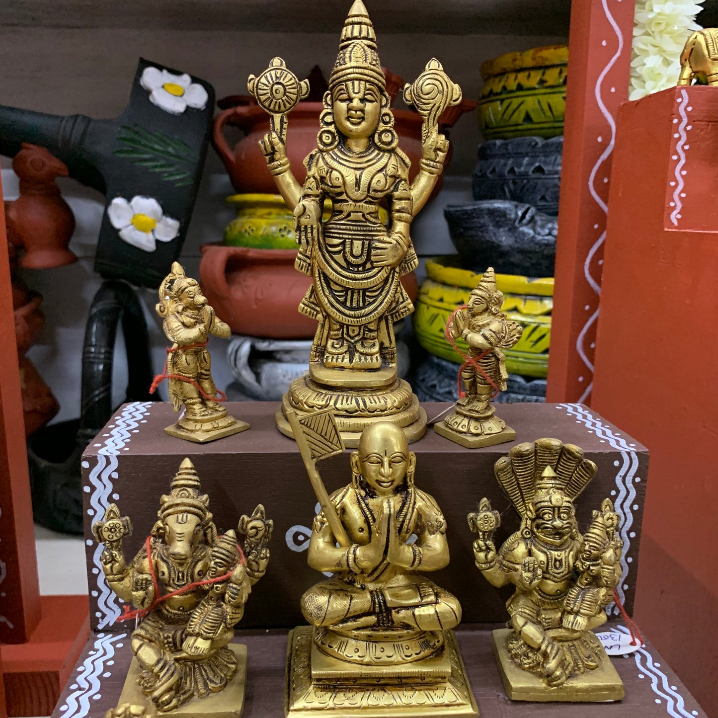 3 Step Brass Vishnu Golu - Entire Set - MB111