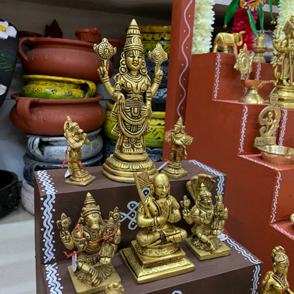 3 Step Brass Vishnu Golu - Entire Set - MB111
