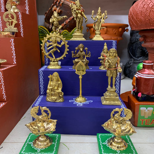 3 Step Brass Shivan Golu - Entire Set - SG1