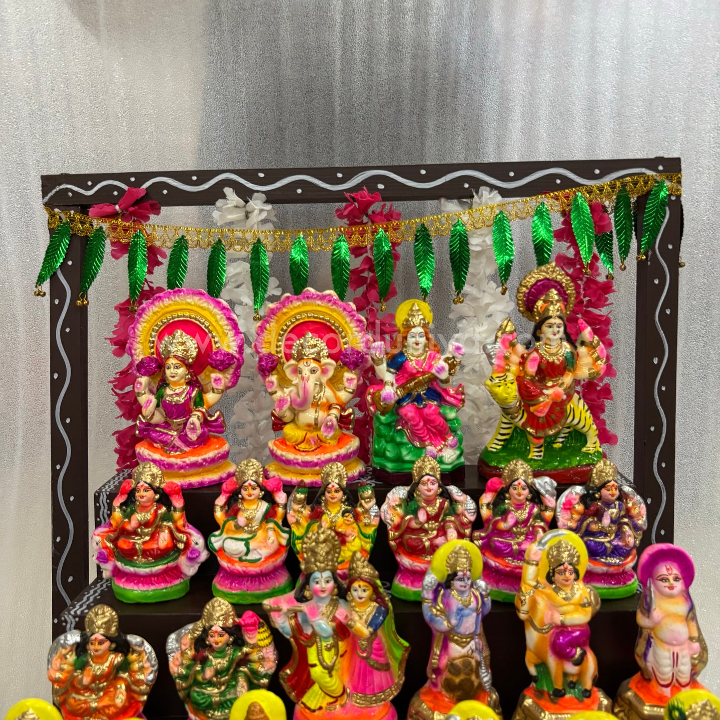 5-Step Clay Golu Dolls | Complete Set, Exactly as Shown in the Photo | CG105