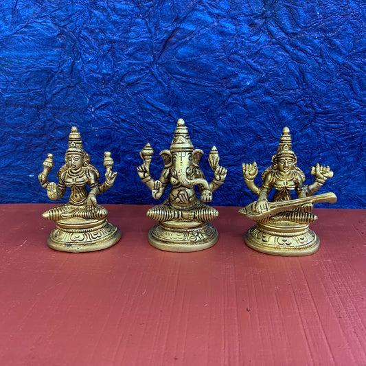 Lakshmi Ganesha Saraswathi set  - RB8-c