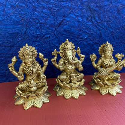 Lakshmi Ganesha Saraswathi set  - RB3