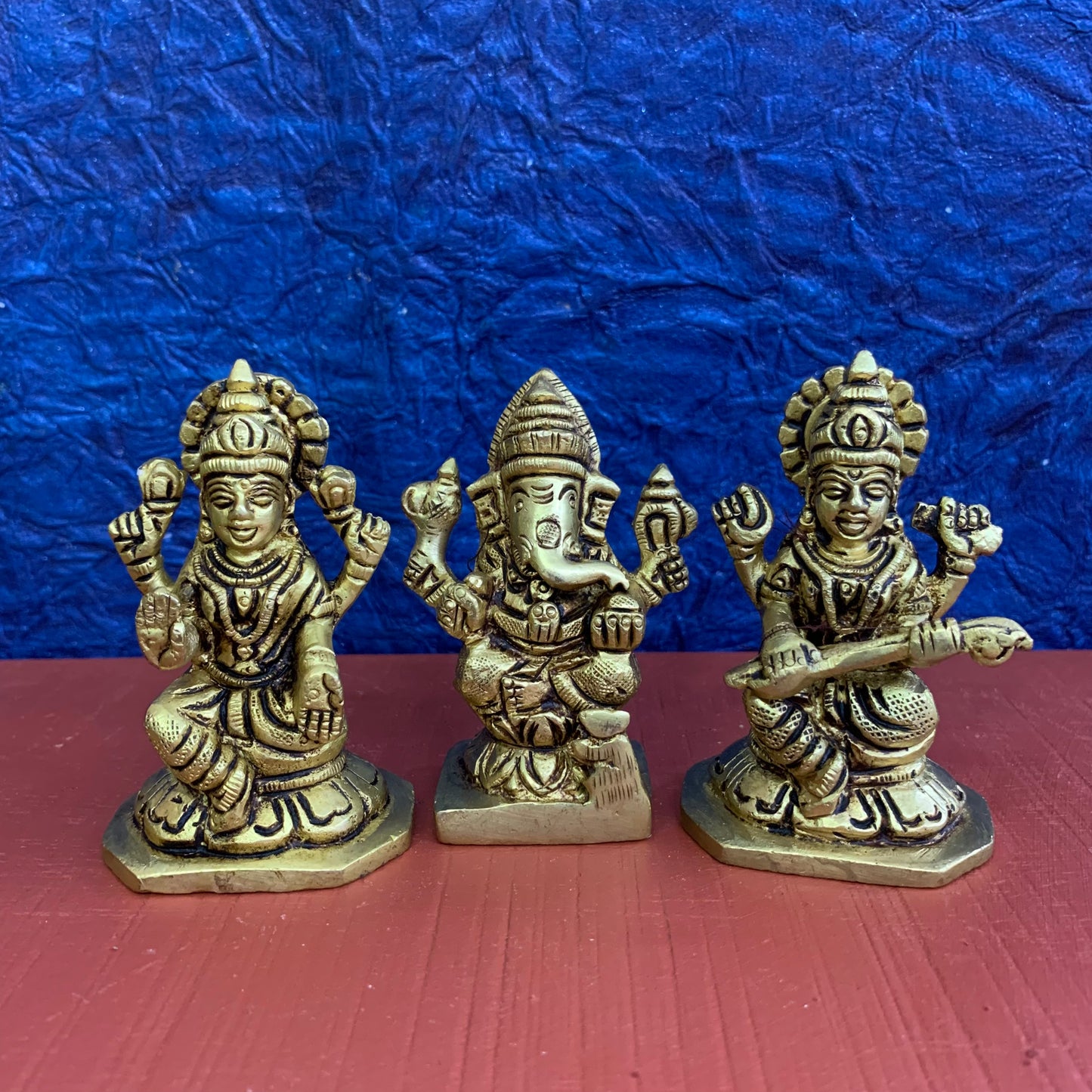 Lakshmi Ganesha Saraswathi set  - SB6-c