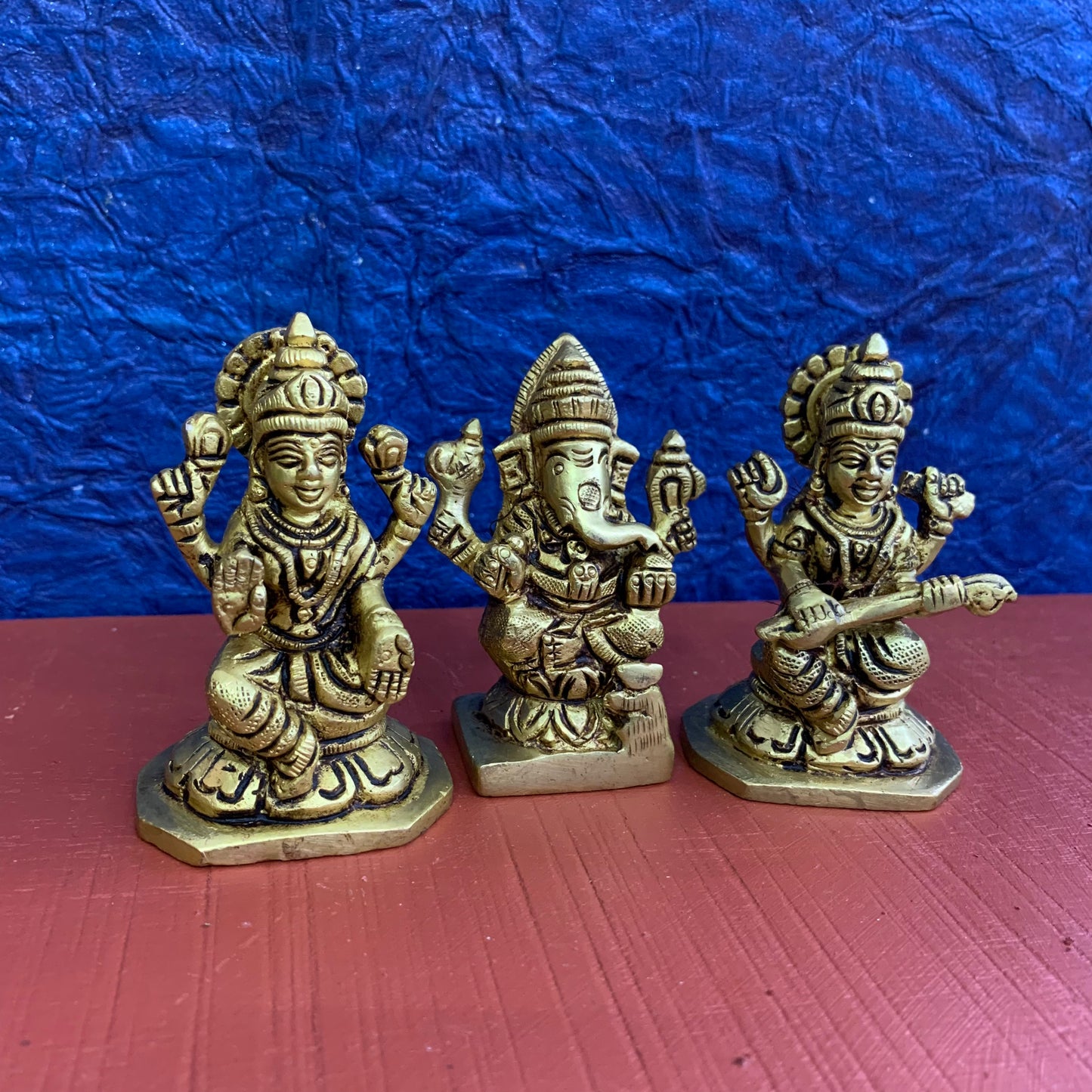 Lakshmi Ganesha Saraswathi set  - SB6-c