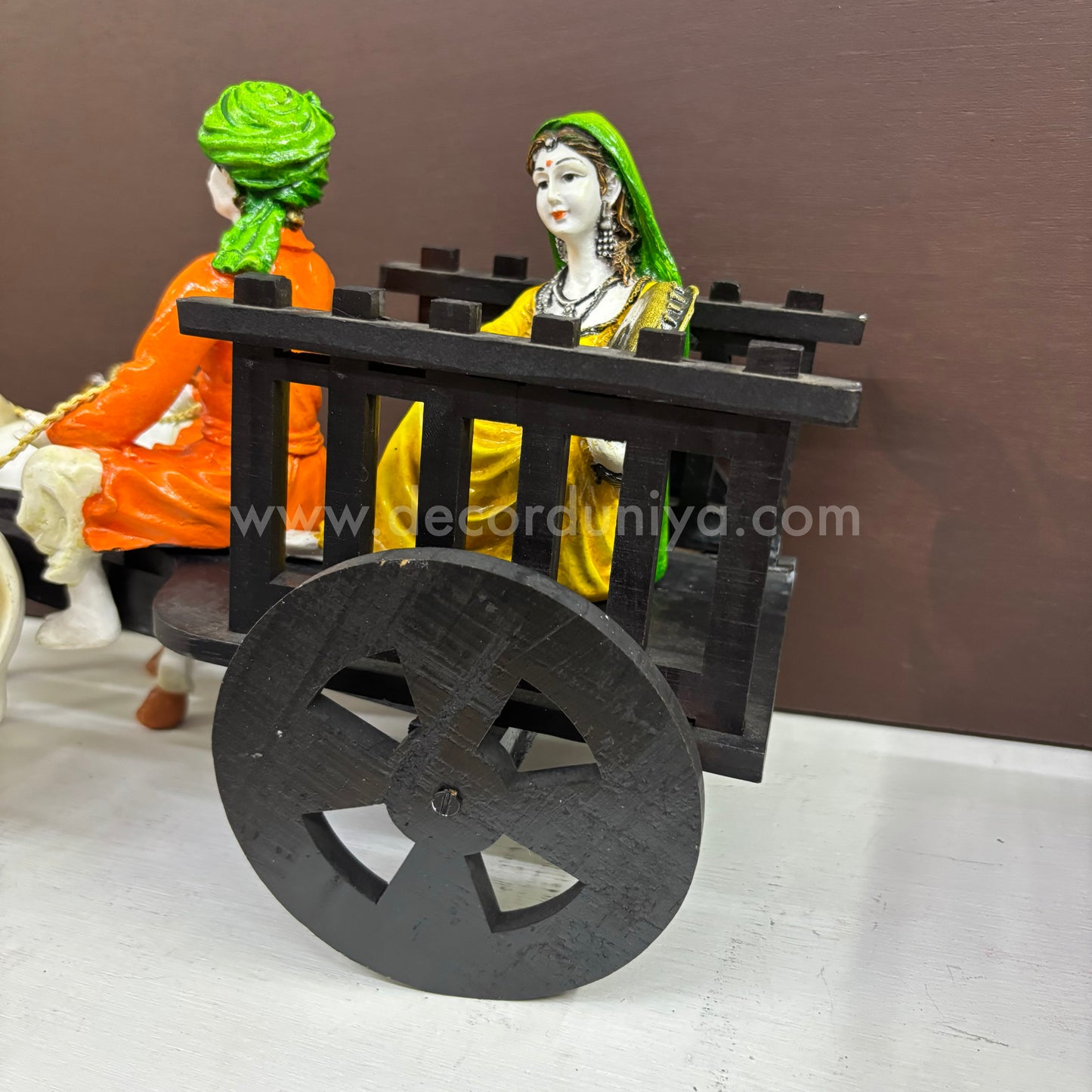 Bullock Cart | Full Set | with Couple Doll - BKI19