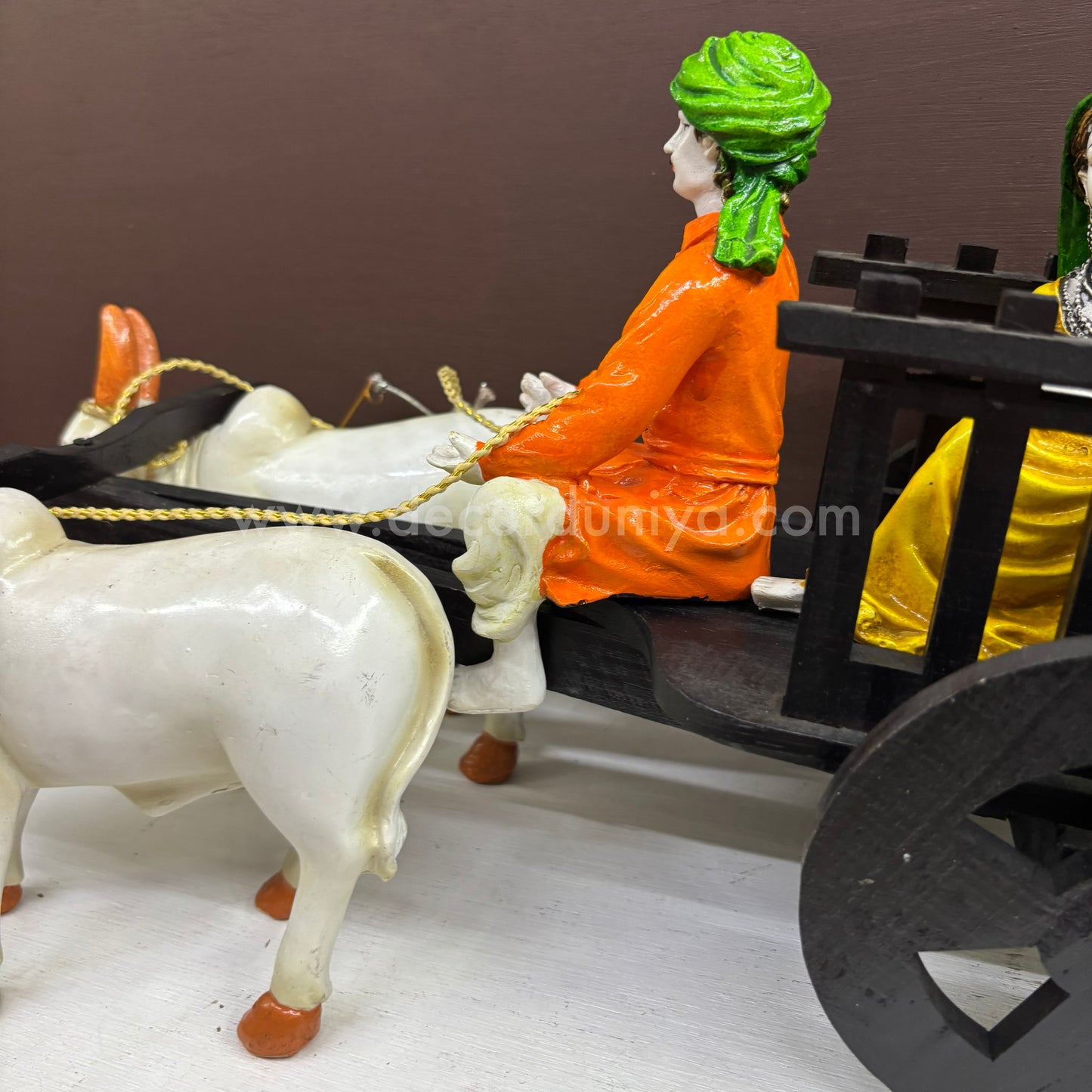 Bullock Cart | Full Set | with Couple Doll - BKI19