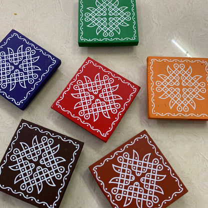 Kolam Manai - Set of 6 Pcs - KM41