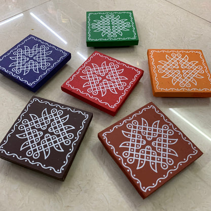 Kolam Manai - Set of 6 Pcs - KM41