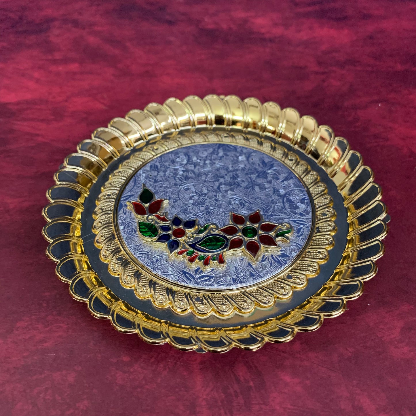 Meenakari Plate - KSP41