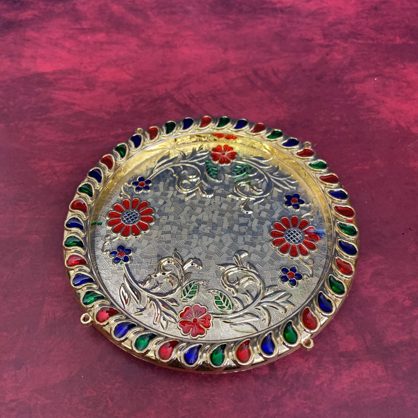 Meenakari Plate - KSP10
