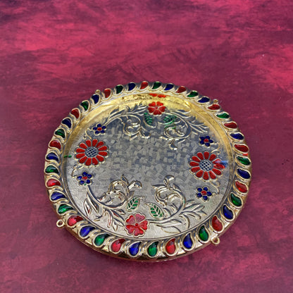 Meenakari Plate - KSP10
