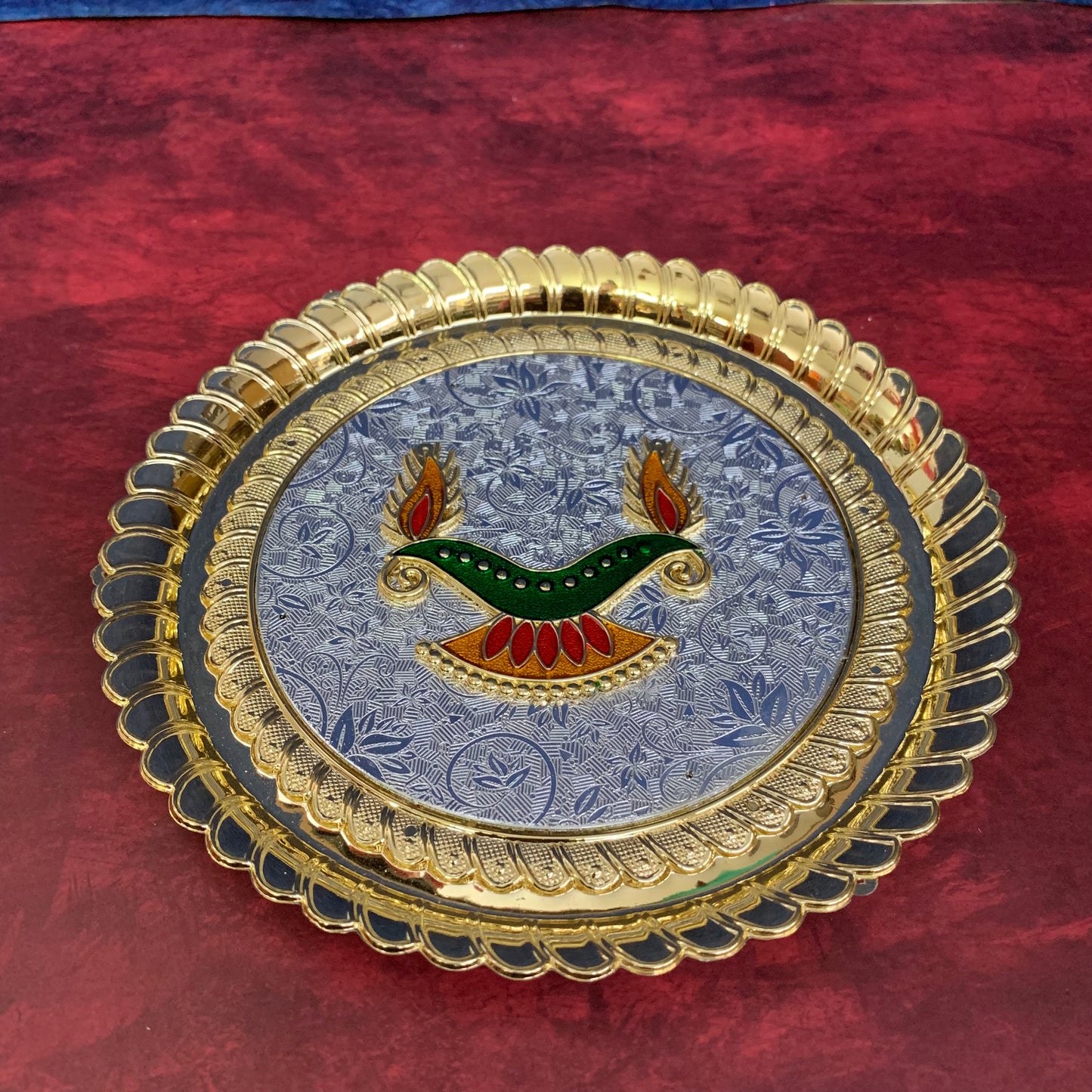 Meenakari Plate - KSP9
