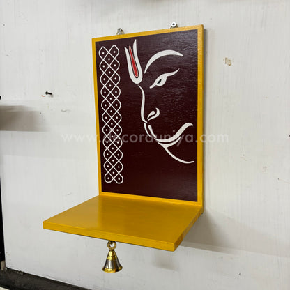 Wooden Kolam Wall Shelf, Vilakku Madam -  VMB1
