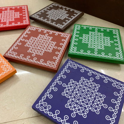 Kolam Manai - Set of 6 Pcs - KM61