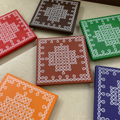 Kolam Manai - Set of 6 Pcs - KM61