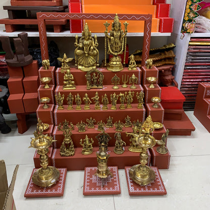 5 Step Brass Idols Golu - Entire Set - MBS04