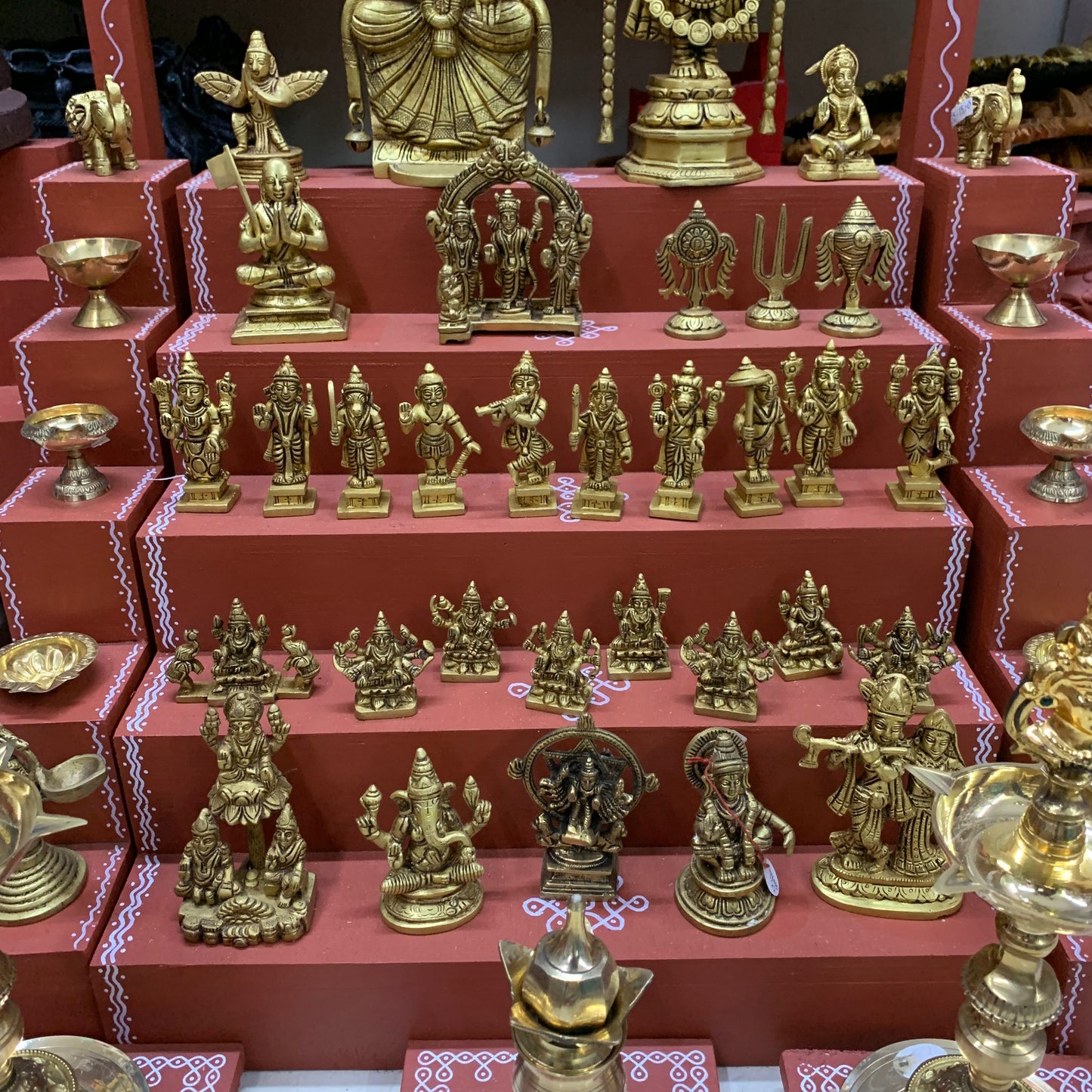 5 Step Brass Idols Golu - Entire Set - MBS04