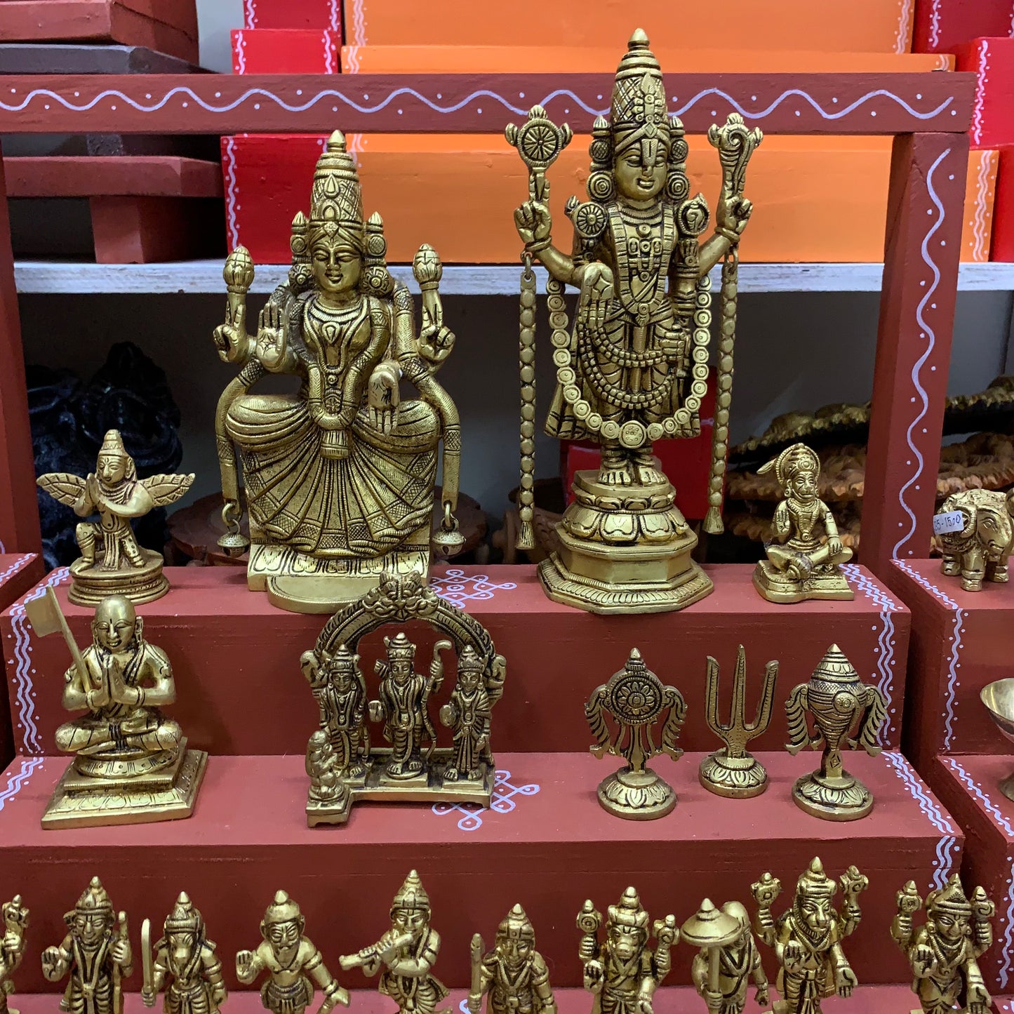 5 Step Brass Idols Golu - Entire Set - MBS04