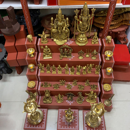 5 Step Brass Idols Golu - Entire Set - MBS04