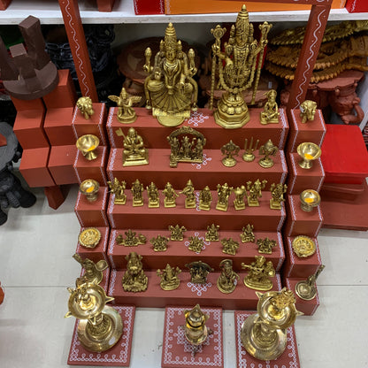 5 Step Brass Idols Golu - Entire Set - MBS04