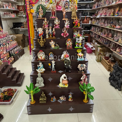 Dismantable 9 step Golu Padi | 36 inches Width - DGP28