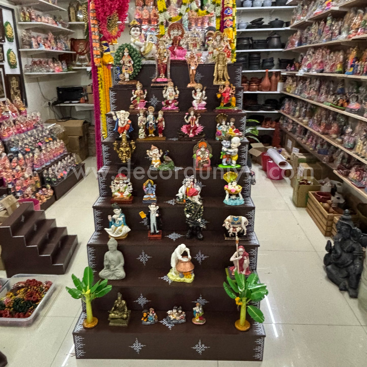 Dismantable 9 step Golu Padi | 36 inches Width - DGP28