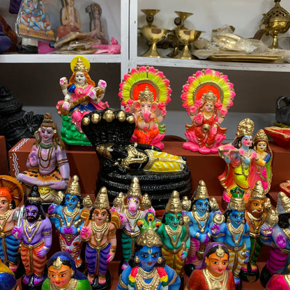 5 Step Clay Idols Golu - Entire Set - CG4