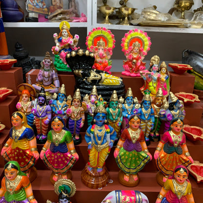 5 Step Clay Idols Golu - Entire Set - CG4