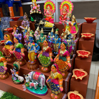 5 Step Clay Idols Golu - Entire Set - CG4