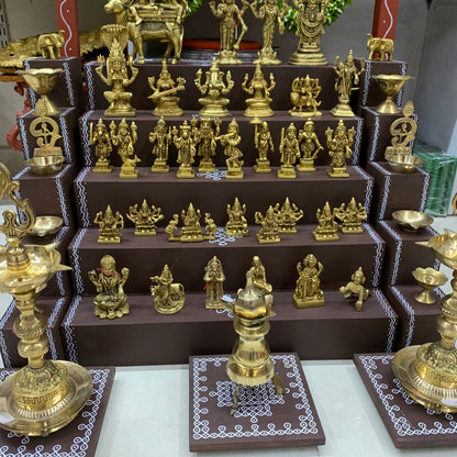 5 Step Brass Idols Golu - Entire Set - MBS06