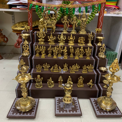 5 Step Brass Idols Golu - Entire Set - MBS06