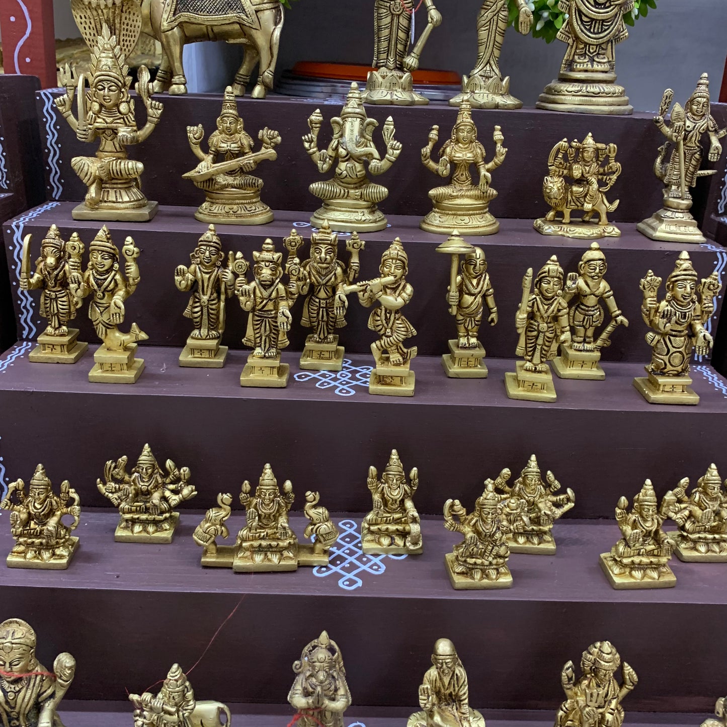 5 Step Brass Idols Golu - Entire Set - MBS06