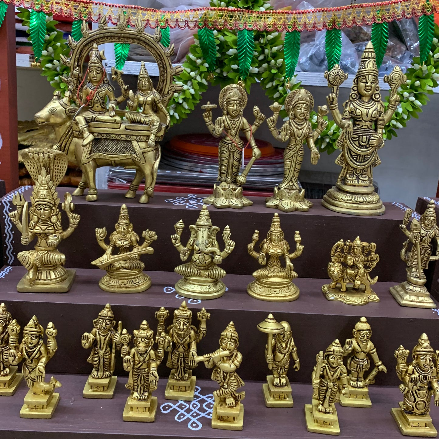 5 Step Brass Idols Golu - Entire Set - MBS06