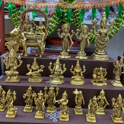 5 Step Brass Idols Golu - Entire Set - MBS06