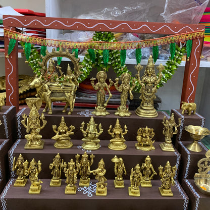 5 Step Brass Idols Golu - Entire Set - MBS06