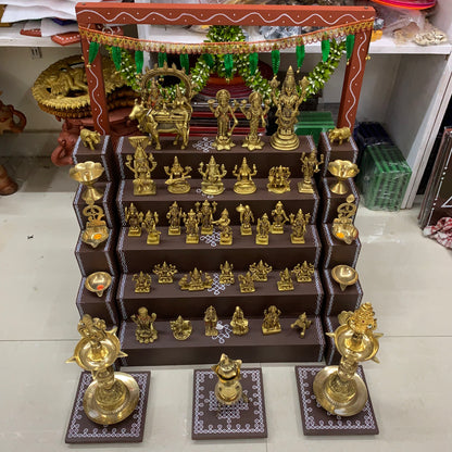 5 Step Brass Idols Golu - Entire Set - MBS06