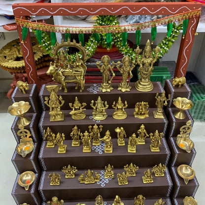 5 Step Brass Idols Golu - Entire Set - MBS06