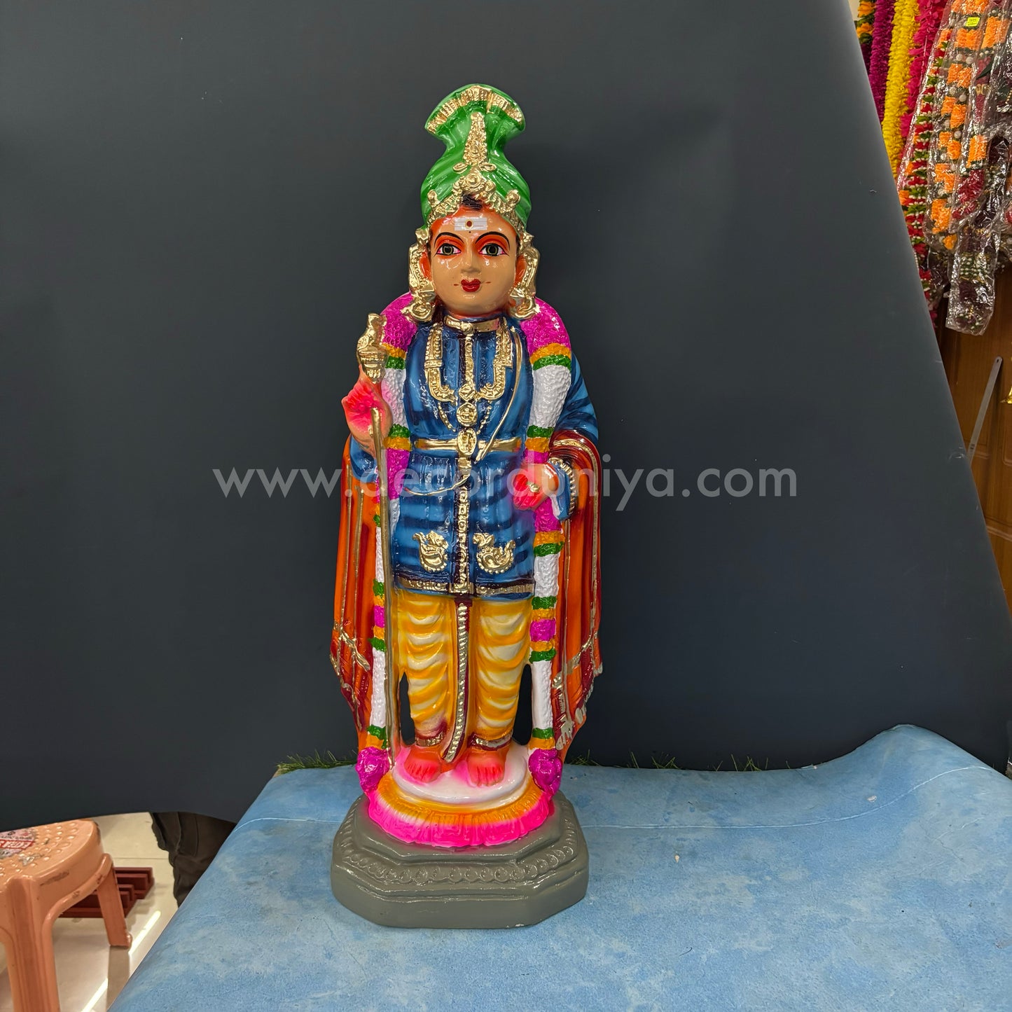 Palani Murugar | Palani Andavar – Handmade (Paper Mache ) | Golu Bommai | Decor Duniya Golu Dolls | Navaratri Golu Bommai - SK5