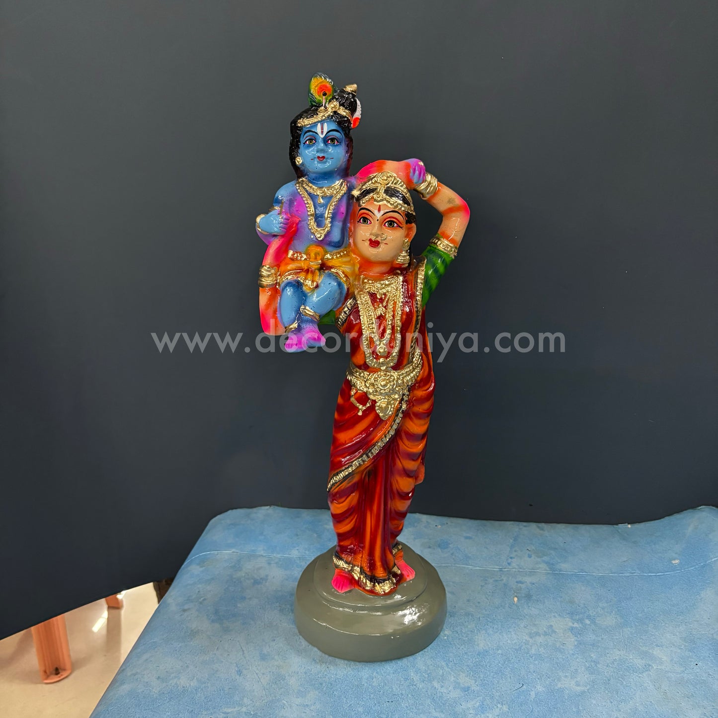 Yashodha Krishnar – Handmade (Paper Mache ) | Golu Bommai | Decor Duniya Golu Dolls | Navaratri Golu Bommai - SK4