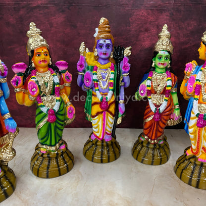Mummurthigal with Deviyar Set | 12 inches Height - TK901