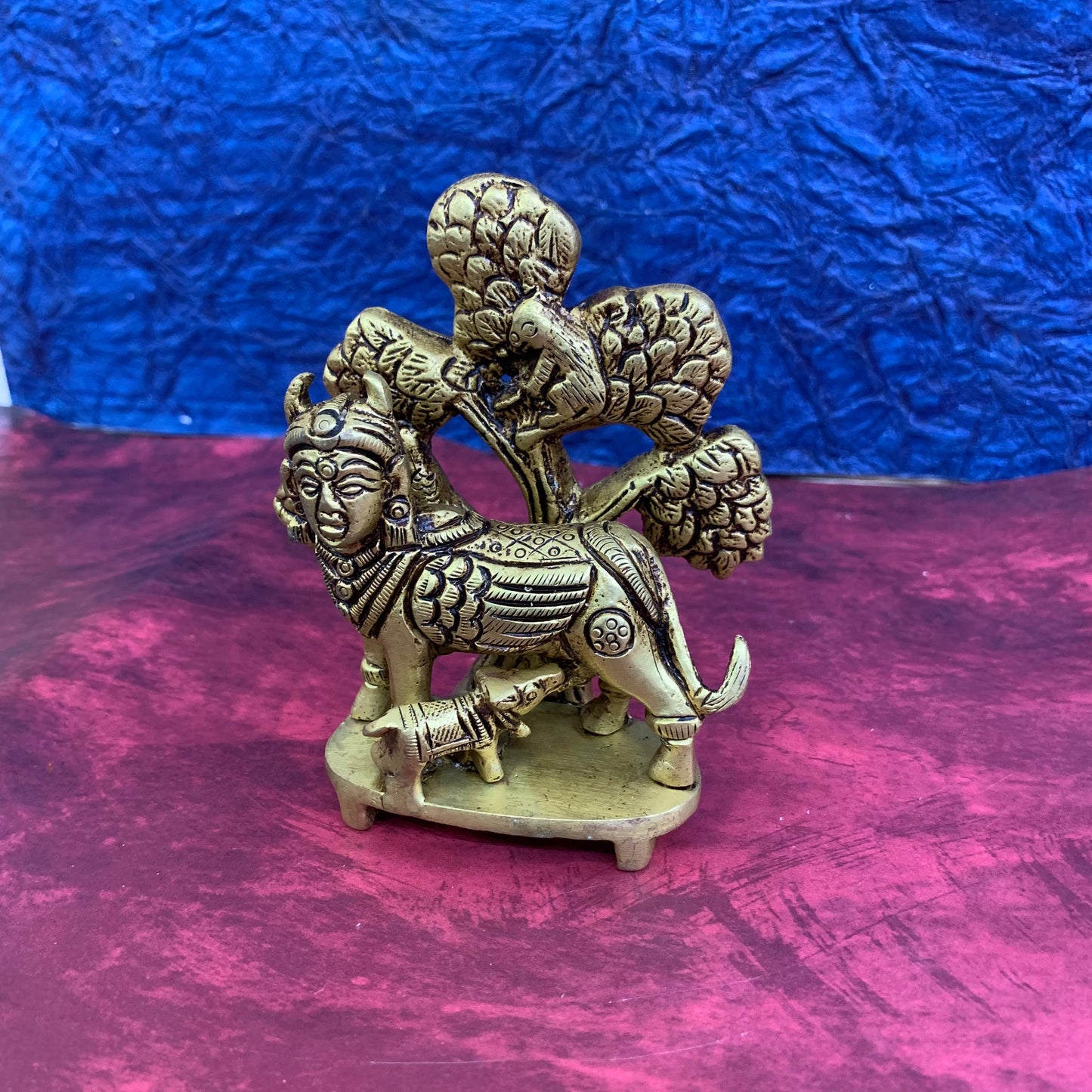 Kamadhenu and Calfwith Tree - RJ7-C