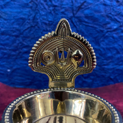 Vishnu Vilakku | Vishnu Deepam | Sangu Chakra Thirunamam Vilakku - RJ20-c
