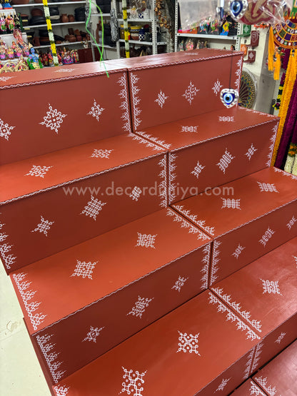 Dismantable 5 step Golu Padi | 60 inches Width - DGP23