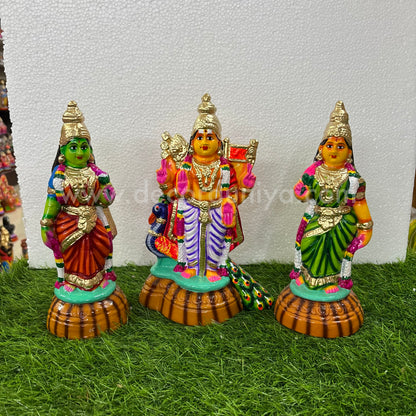 Murugar Set | Murugar Valli Deivanai | Golu Bommai | Decor Duniya Golu Dolls | Navaratri Golu Bommai - TK96