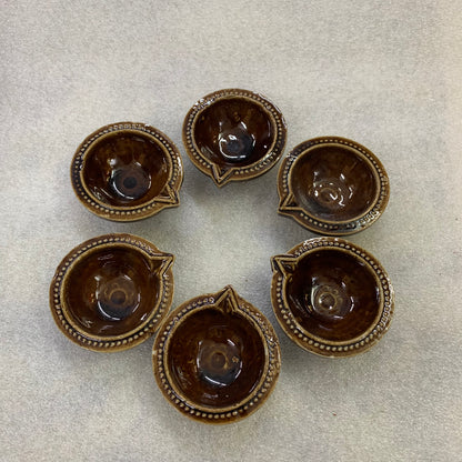 Ceramic Agal Vilakku - Diya - CA9